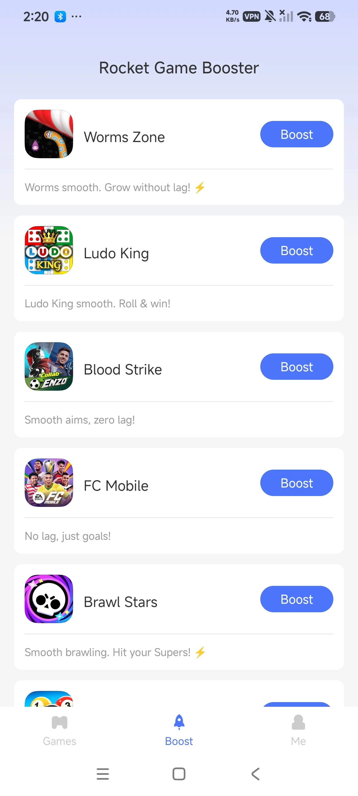 Add Ludo King to Rocket via the Add My Games button