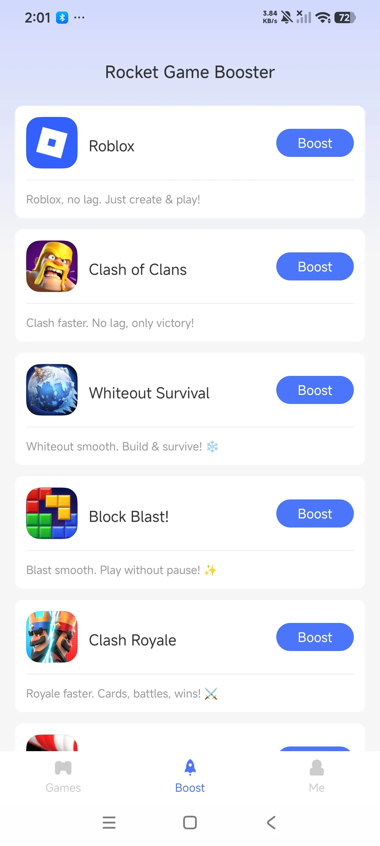 Add Roblox to Rocket via the Add My Games button